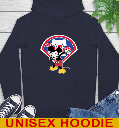 Philadelphia Phillies MLB Baseball Dabbing Mickey Disney Sports Hoodie 4