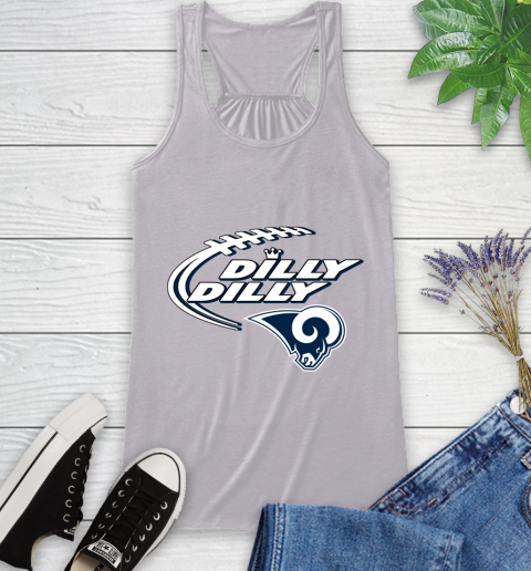 NFL Los Angeles Rams Dilly Dilly Football Sports Racerback Tank 5