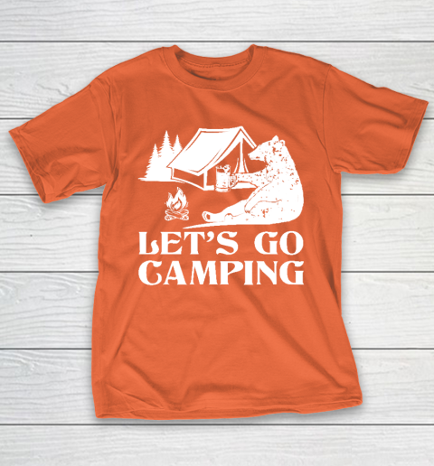 Let's go Camping Bear T-Shirt 4