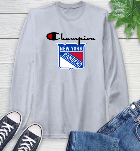 NHL Hockey New York Rangers Champion Shirt Long Sleeve T-Shirt 4