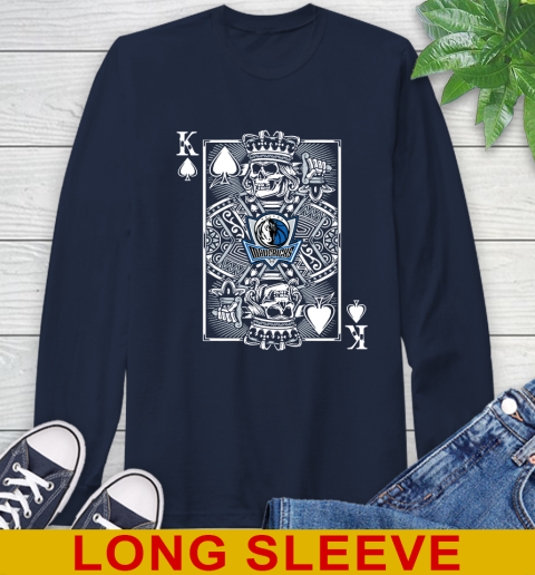 Dallas Mavericks NBA Basketball The King Of Spades Death Cards Shirt Long Sleeve T-Shirt 3