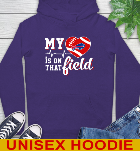 NFL My Heart Is On That Field Football Sports Buffalo Bills Hoodie 5