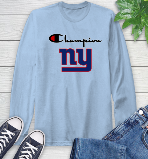 NFL Football New York Giants Champion Shirt Long Sleeve T-Shirt 6
