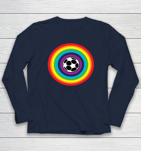 Grant Wahl Rainbow Shirt LGBT Rainbow Colours Soccer Football Worldcup 2022 Qatar Long Sleeve T-Shirt 2
