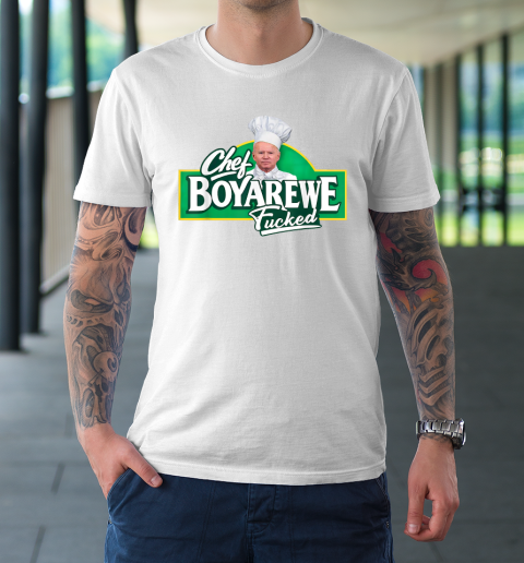 Chef BoyAreWe Fucked Funny Chef Biden Trump 2024 T-Shirt