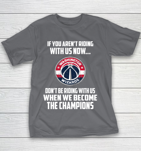 NBA Washington Wizards Basketball We Become The Champions Youth T-Shirt 5