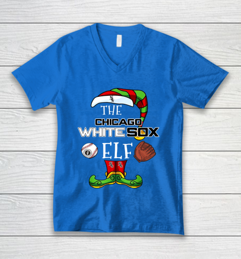 Chicago White Sox Christmas ELF Funny MLB V Neck T Shirt Tee For Sports