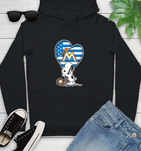 Milwaukee Brewers MLB Baseball The Peanuts Movie Adorable Snoopy (2) Youth Hoodie 2
