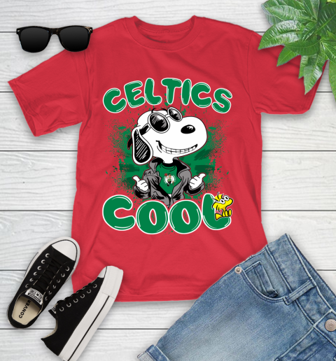 NBA Basketball Boston Celtics Cool Snoopy Shirt Youth T-Shirt 12 NBA Basketball Boston Celtics Cool Snoopy Shirt Youth T-Shirt - Image 12