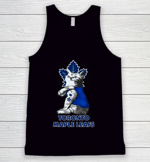 NHL My Cat Loves Toronto Maple Leafs Hockey Tank Top