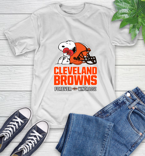 NFL The Peanuts Movie Snoopy Forever Win Or Lose Football Cleveland Browns