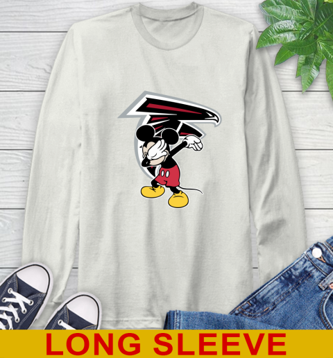 Atlanta Falcons NFL Football Dabbing Mickey Disney Sports Long Sleeve T-Shirt 12