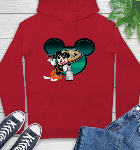 NHL Anaheim Ducks Stanley Cup Mickey Mouse Disney Hockey T Shirt Hoodie 10