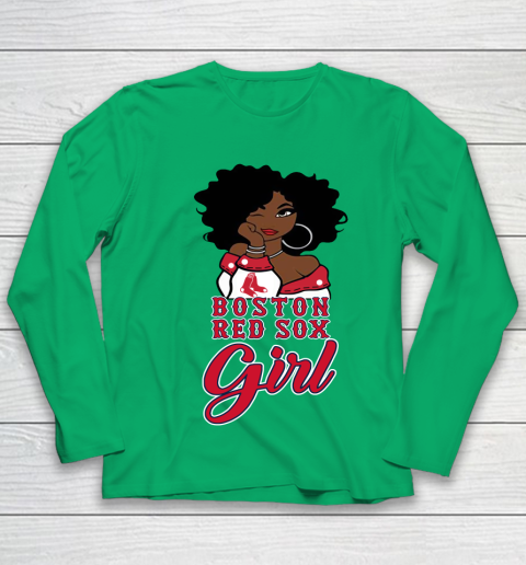 Boston Red Sox Girl MLB Youth Long Sleeve 6