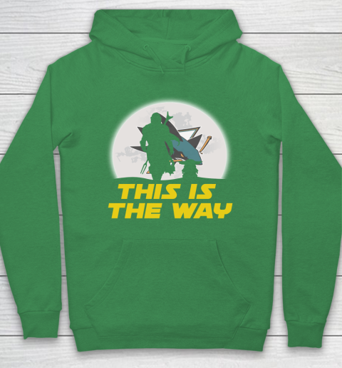 San Jose Sharks NHL Ice Hockey Star Wars Yoda And Mandalorian This Is The Way Hoodie 5