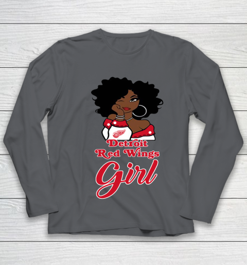 Detroit Red Wings Girl NHL Youth Long Sleeve 8
