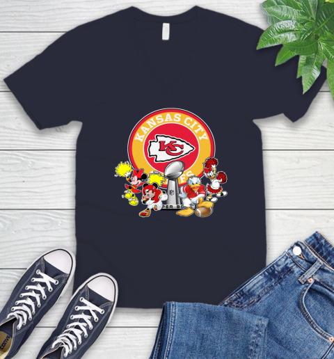 Kansas City Chiefs super bowl 2019 2020 mickey mouse minnie mouse donald duck daisy duck football shirt 51