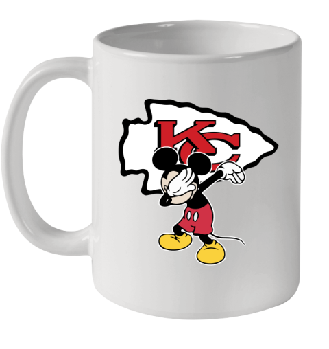 Kansas City Chiefs NFL Football Dabbing Mickey Disney Sports Ceramic Mug 11oz