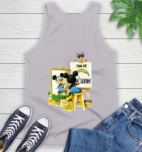 NFL Football Los Angeles Chargers Mickey Drawing Shirt 68