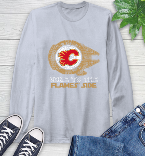 NHL Come To The Calgary Flames Wars Hockey Sports Long Sleeve T-Shirt 6