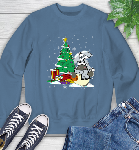 San Antonio Spurs NBA Basketball Cute Tonari No Totoro Christmas Sports Sweatshirt 8