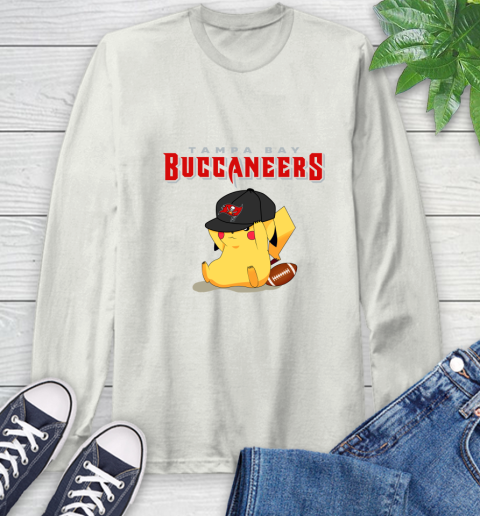 NFL Pikachu Football Tampa Bay Buccaneers Long Sleeve T-Shirt 12