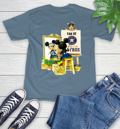 MLB Baseball Houston Astros Mickey Drawing Shirt 9
