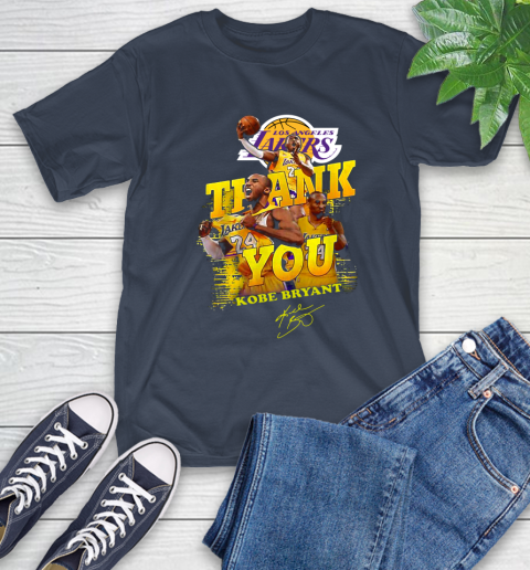 Great Thank you Kobe Bryant Los Angeles Lakers signature shirt 3
