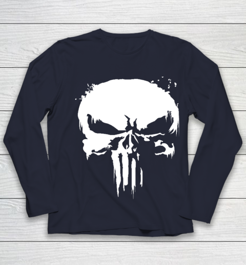 The Punisher Jon Bernthal Frank Castle Punisher Black Essential Youth Long Sleeve 2