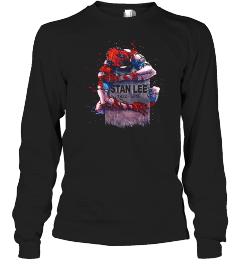 Stan Lee 1922 2018 Rip Spider Man Long Sleeve T-Shirt