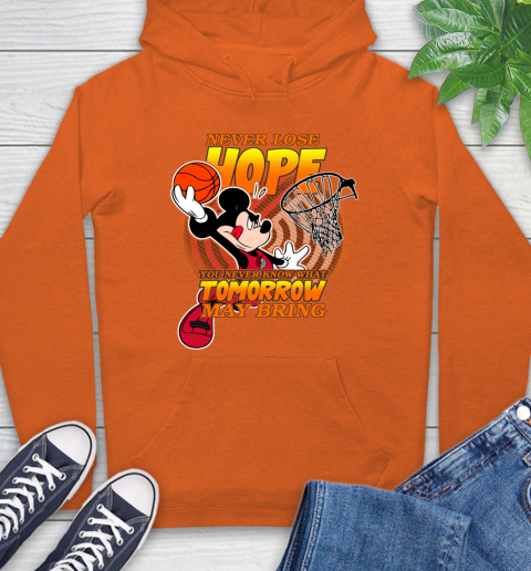 Portland Trail Blazers NBA Basketball Mickey Disney Never Lose Hope Hoodie 4