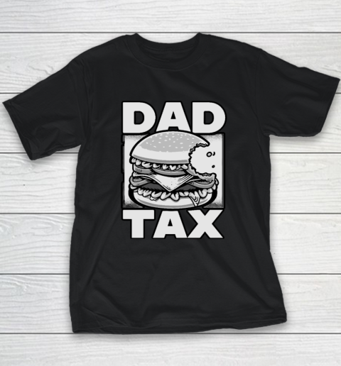 Dad Tax Hamburger Bite Youth T-Shirt