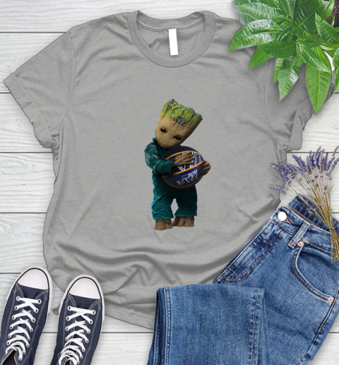 NBA Groot Guardians Of The Galaxy Basketball Sports Utah Jazz Women's T-Shirt 10
