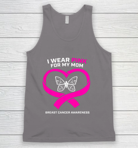 Men Women Kids Wear Pink For My Mom Breast Cancer Awareness Tank Top 6