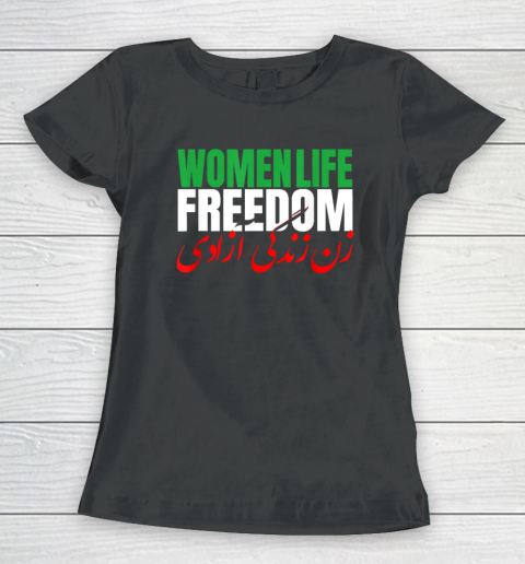Iran Zan Zendegi Azadi Persian Woman Life Freedom Women's T-Shirt
