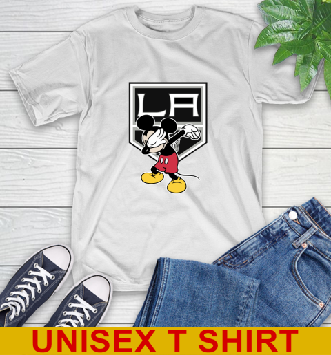 Los Angeles Kings NHL Hockey Dabbing Mickey Disney Sports T-Shirt