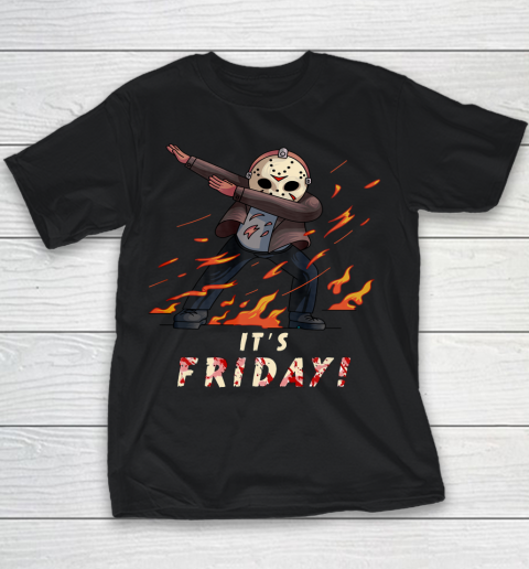 It's Friday 13th Funny Halloween Horror Jason Youth T-Shirt
