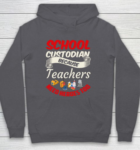 School Custodian Shirt Jokey Funny Saying Custodian Hoodie 4