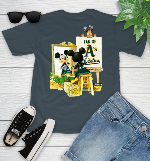 MLB Baseball Oakland Athletics Mickey Drawing Shirt 102