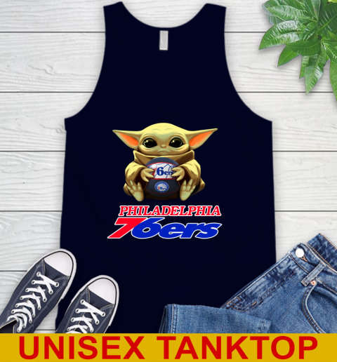 NBA Basketball Philadelphia 76ers Star Wars Baby Yoda Shirt 72