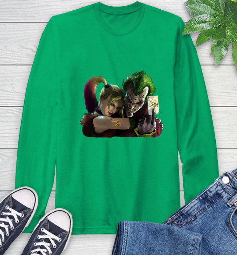 Minnesota Vikings NFL Football Joker Harley Quinn Suicide Squad Long Sleeve T-Shirt - Image 8