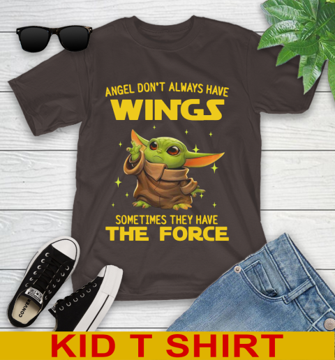 Baby Yoda Angel Don't Always Have Wings They Have The Force Shirt 102