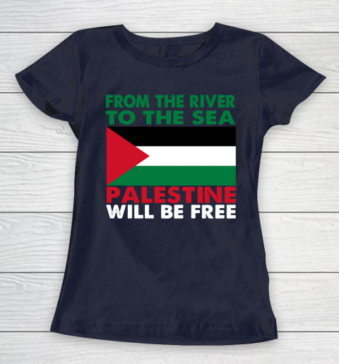 From The River To The Sea Palestine Will Be Free Women's T-Shirt 2