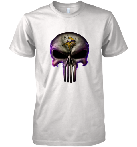 Minnesota Vikings The Punisher Mashup Football Premium Men's T-Shirt