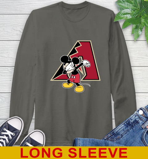 Arizona Diamondbacks MLB Baseball Dabbing Mickey Disney Sports Long Sleeve T-Shirt 8
