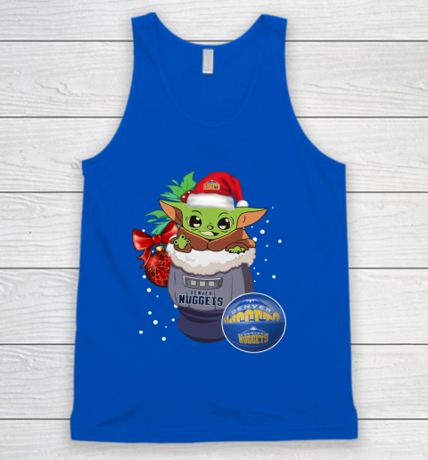 Denver Nuggets Christmas Baby Yoda Star Wars Funny Happy NBA Tank Top 5