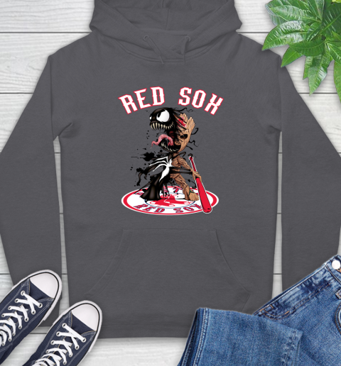 MLB Boston Red Sox Baseball Venom Groot Guardians Of The Galaxy Hoodie 7