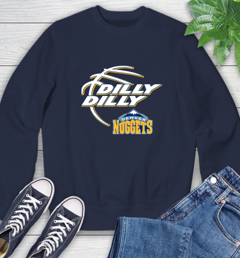 NBA Denver Nuggets Dilly Dilly Basketball Sports Sweatshirt 3