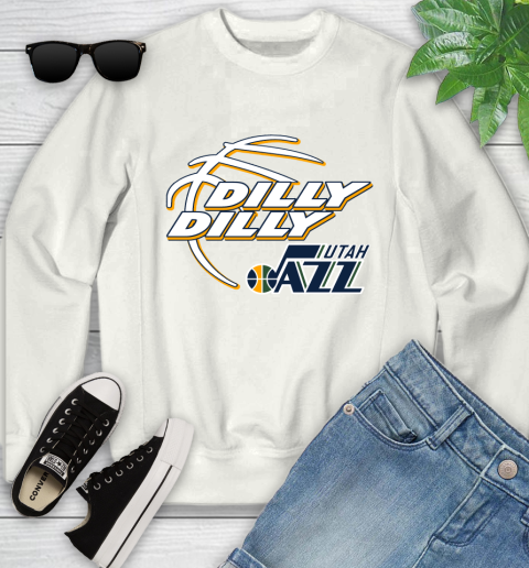 NBA Utah Jazz Dilly Dilly Basketball Sports Youth Sweatshirt