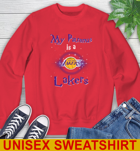 NBA Basketball Harry Potter My Patronus Is A Los Angeles Lakers Sweatshirt 12